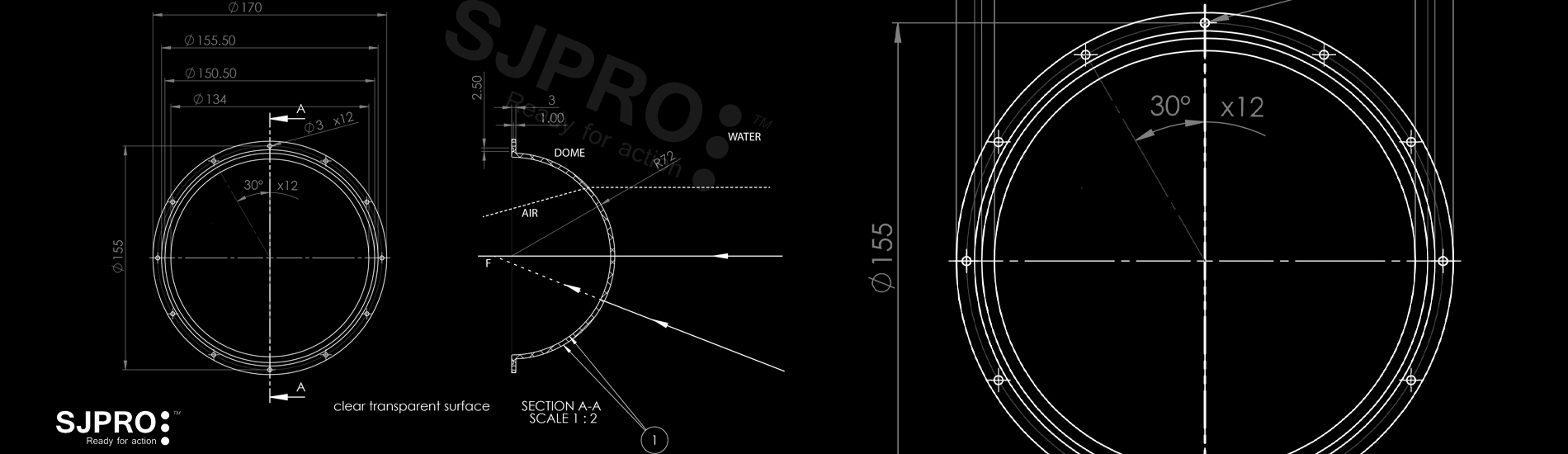Split Shot Dome by SJPRO