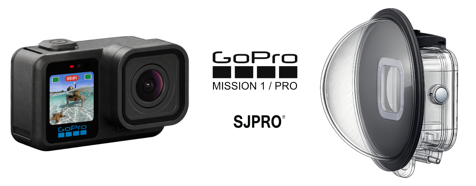 Dome for GoPro Mission 1/Pro - Dome Port by SJPRO - Image 14