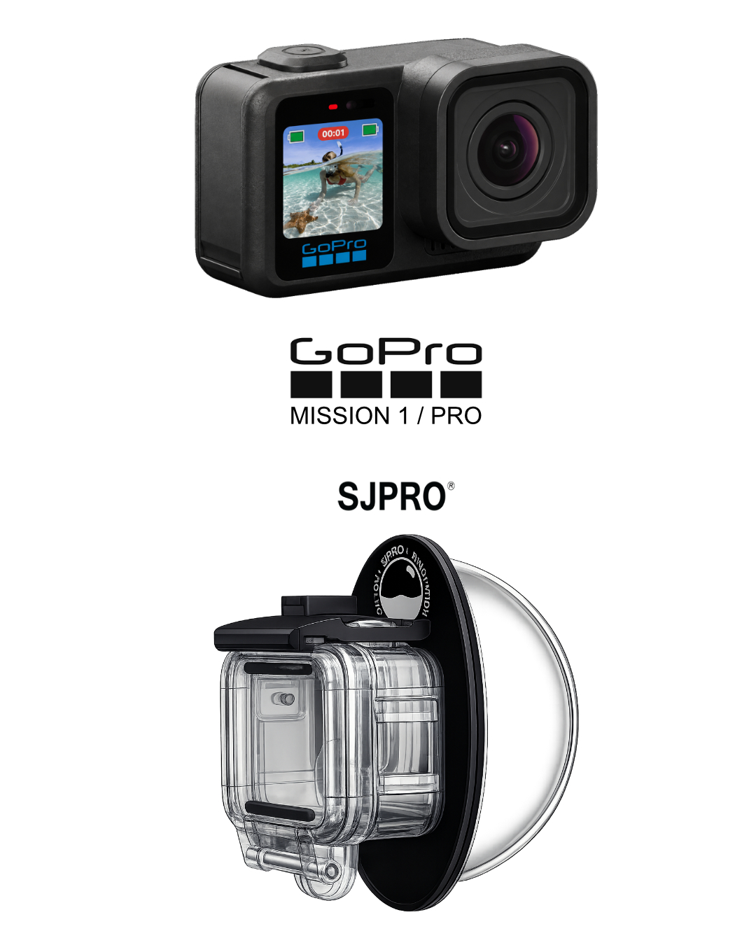 Dome for GoPro Mission 1/Pro - Dome Port by SJPRO - Image 11